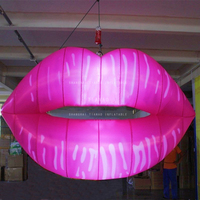 Modèle gonflable Offre Spéciale de lèvres de bouche modèle gonflable de lèvres modèle gonflable de baiser de lèvre pour annoncer/décoration