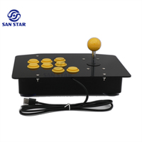 Mini Arcade Console avec Joystick et 6 boutons dans un étui en acrylique. Entrée USB Jamma et MAME Prêt