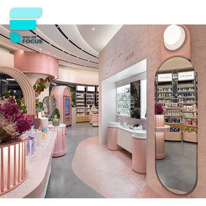 Diseño Popular de buena calidad, de alta centro comercial iluminado contra <span class=keywords><strong>Mac</strong></span> maquillaje tienda quiosco cosmética - Product Image 5