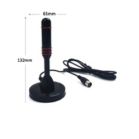 Antena de TV Digital Magnética de Largo Alcance con Señal de 360 Grados y Amplificador Integrado, Antena de TV Digital Activa Wifi 4K para Interiores