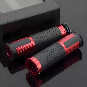 Motosiklet gidonu kauçuk modifikasyon aksesuarları off-road spor araba alüminyum alaşım gaz dönüş kolu toptan - Product Image 3