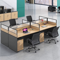 Assurance qualité et prix raisonnable de l'ensemble table et chaise de conception de poste de travail de personnel de bureau personnalisé