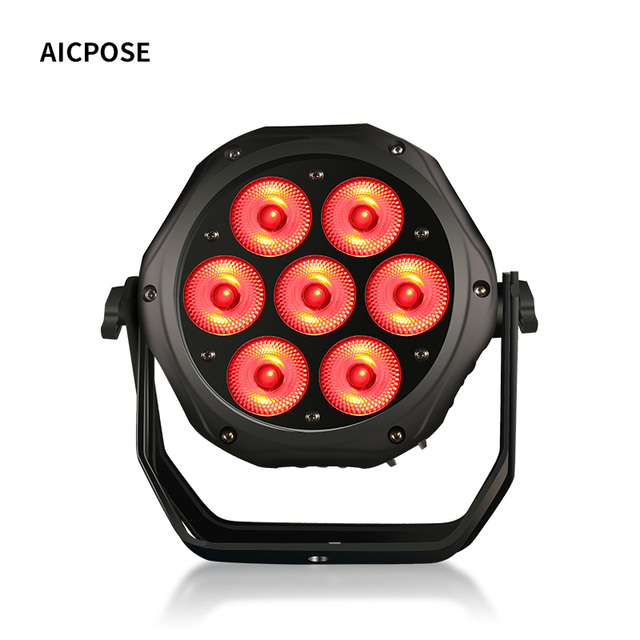 AICPOSE Wholesale Ip65 Waterproof LED Par Light Rgbwa UV 6in1 Small LED Par Wash Light