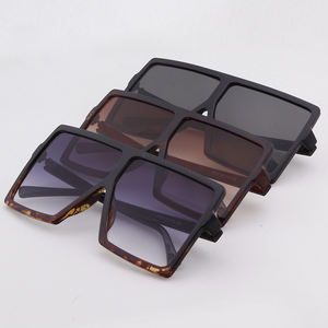 STORY STY5705 Fashion Oversized Sunglasses Big Frame Square Shades Flat <strong>Top</strong> Candy Color Sun <strong>Glasses</strong> for Men Women - Product Image 5