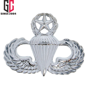 Insigne de revers en métal américain de maître de parachutiste de dépôt d'insignes personnalisés d'usine de 15 ans - Product Image 2