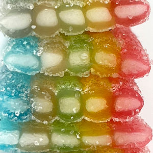 Halal Fruit-Flavored Sour Powder Regorice Belt Gummy Candy en embalaje de caja fabricado por Sour Gummy Candies Company - Product Image 5