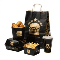 Boîtes en papier pour la restauration rapide à prix d'usine, boîtes en papier de haute qualité pour sandwichs et hamburgers, emballages alimentaires