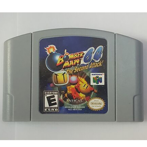 ภาษาอังกฤษเกม N64ย้อนยุค <span class=keywords><strong>Bomberman</strong></span> 64การโจมตีครั้งที่สองเข้ากันได้กับคอนโซล N64 - Product Image 2