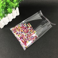 Collant grand sac de vêtements en plastique transparent auto-adhésif emballage paniers de rangement simples organisateur de vêtements sac Opp