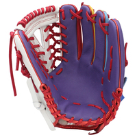 Gant de baseball d'extérieur multi-couleurs avec protège-doigts, vente en gros directe d'usine