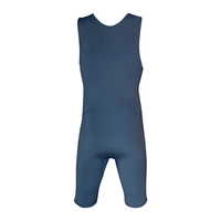 Combinaison jean courte en néoprène de 2 mm sans fermeture éclair pour hommes, maillot de bain de printemps