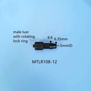 JU-Werk Großhandel medizinischer PP-Schlauch-Stachelverbindungsstück Kunststoff Drehschloss Ringgelenk Maschinenverschluss Luerverschluss Anschluss - Product Image 5