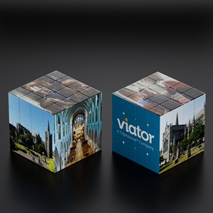 Viator Travel Client Gift Custom Logo Glow Dark Magnetic Speed <strong>Cube</strong> Puzzle Wholesale Promotional Bulk Order Personalized - Product Image 4