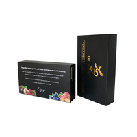 Boîte cadeau magnétique en papier avec logo personnalisé de luxe, avec insert en mousse