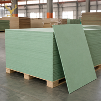 Panneau MDF moderne HG Brand E1 1220x2440mm 18mm d'épaisseur, couleur verte, résistant à l'humidité, meubles de première classe, armoire de cuisine