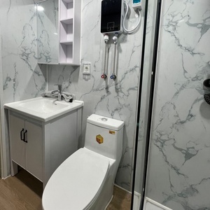 Maison modulaire préfabriquée moderne à 2 chambres, prête à être expédiée, avec cuisine, <span class=keywords><strong>salle</strong></span> <span class=keywords><strong>de</strong></span> <span class=keywords><strong>bain</strong></span> et terrasse, extensible, type conteneur - Product Image 6
