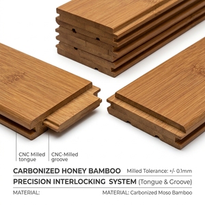 Plancher en <span class=keywords><strong>bambou</strong></span> tissé certifié FSC résistant à la chaleur au <span class=keywords><strong>prix</strong></span> le plus bas pour chauffage par le sol et utilisation en climat froid - Product Image 5