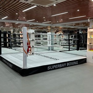 Rings de boxe sur mesure, fabrication directe d'usine, plateformes de combat Sanda/<span class=keywords><strong>MMA</strong></span>, structure en tube d'acier épaissi, résistant aux chocs - Product Image 3