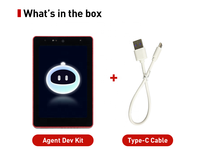 Kit de développement ESP32 Agent avec ESP32-S3 Wifi Ble, écran LCD ESP32 de 3,5 pouces, compatible avec les modèles LLM pour kit de bureau IA DIY