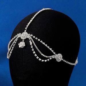 1PC Water Diamond European American Luxury <b>Hair</b> Ornament-Lightweight Minimalist Ethereal Fashion <b>Hair</b> <b>Styling</b> <b>Accessory</b> 6.5x30cm - Product Image 4