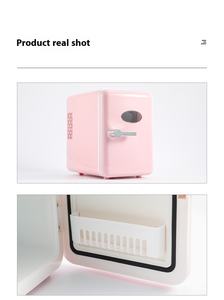 Mini réfrigérateur de beauté personnalisable, 4L, portable, électrique, en plastique, classe énergétique efficace, réfrigérateur compact, installation - Product Image 2