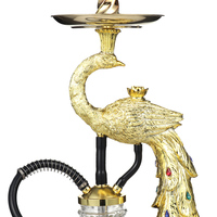 Vente en Gros AHB0002 Offre Spéciale de Narguilé Portable de Forme Unique Disponible Narguilé Shisha Personnalisé avec Led
