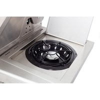 CE LFGB Gril à gaz propane classique barbecue professionnel en acier inoxydable à 4 + 1 brûleurs pour le camping en plein air