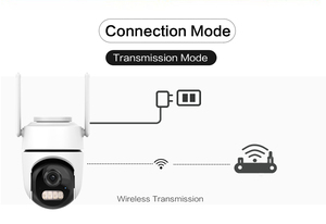 Cámara de Seguridad CCTV Tipo C de 5V, 2MP, Inalámbrica, Exterior, con Alarma, Sirena, ICSEE, WIFI - Product Image 4