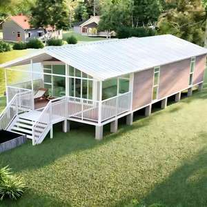 Casa prefabricada barata, contenedor plegable prefabricado para dormitorio, casas contenedoras plegables de 20 pies, <span class=keywords><strong>centro</strong></span> comercial personalizado, casa pequeña - Product Image 5