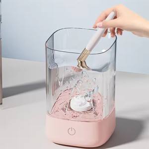 Limpiador de Brochas de Maquillaje Eléctrico Portátil con Conexión USB, Herramienta de Limpieza de Brochas de Maquillaje Recargable, Limpieza Automática de Brochas de Maquillaje - Product Image 6