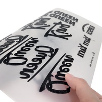 Nouvelle mode, étiquette en silicone à transfert thermique, logo personnalisé, impression 3D à transfert thermique pour vêtements, vinyle épais à transfert thermique