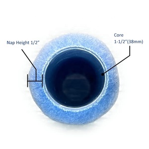 Rodillo Para Pintar Rodillo de pintura Nueva decoración de la casa Azul <span class=keywords><strong>9</strong></span> "Cubierta de rodillo de pintura de tela Recambio de rodillo - Product Image 5