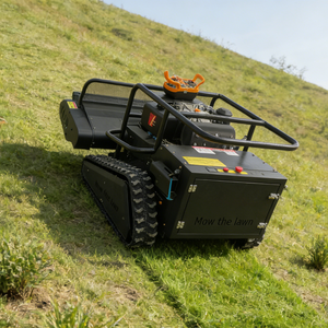 <span class=keywords><strong>Tondeuse</strong></span> à gazon télécommandée multifonctionnelle à chenilles, alimentée au diesel, 80cm 100cm 120cm, broyeur forestier, débroussailleuse à fléaux, vente chaude - Product Image 5