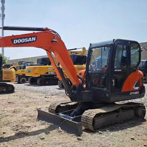 Machine de construction d'occasion DX60 à usage intensif Excavatrice Doosan d'occasion Excavatrice Doosan de 6 tonnes en provenance de Chine tracteurs à direction compacte - Product Image 1