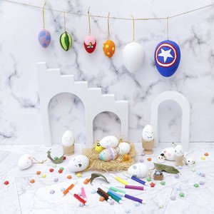 Nhựa vỏ trứng với trứng Phục sinh có thể được sử dụng để treo trẻ em được Sơn mô hình đồ chơi DIY - Product Image 2
