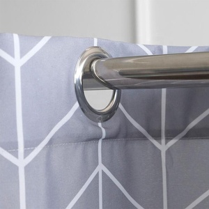 Cortina de Ducha de Poliéster sin Ganchos, Personalizada, Directo de Fábrica, para Baño de Hotel - Product Image 3