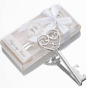 Abridor de botellas de vino de estilo llave a <span class=keywords><strong>mi</strong></span> corazón, regalos de retorno, regalos de boda <span class=keywords><strong>para</strong></span> invitados - Product Image 3