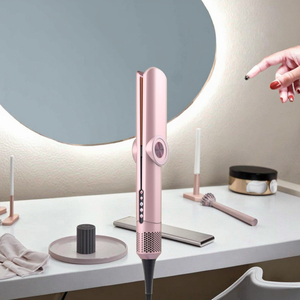 Lisseur de <span class=keywords><strong>cheveux</strong></span> électrique portable multi-style 2 en 1, <span class=keywords><strong>fer</strong></span> plat humide/sec <span class=keywords><strong>avec</strong></span> flux d'air, sèche-<span class=keywords><strong>cheveux</strong></span>, styler pour <span class=keywords><strong>les</strong></span> boucles de <span class=keywords><strong>cheveux</strong></span> - Product Image 3