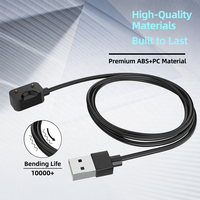 Câble de charge magnétique USB-C USB-A adapté à la montre connectée Samsung Galaxy Fit3 SM-R390 Galaxy Fit 3, remplacement du chargeur