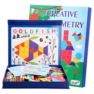 Juguete <span class=keywords><strong>de</strong></span> Madera DIY, Rompecabezas <span class=keywords><strong>de</strong></span> <span class=keywords><strong>Figuras</strong></span> Geométricas Creativas, Bloques <span class=keywords><strong>de</strong></span> Construcción para la Educación Temprana <span class=keywords><strong>de</strong></span> Bebés y Niños - Product Image 4