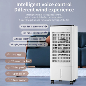 Elektrikli taşınabilir HAVA SOĞUTUCU taşınabilir Fan nemlendirici soğutma buz kutusu zamanlayıcı uzaktan kumanda ile kişisel evaporatif soğutucu - Product Image 4