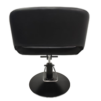 Vente en gros de chaises de barbier noires à hauteur réglable chaises de salon de coiffure pour la coupe de cheveux