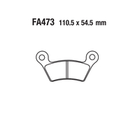 Plaquettes de frein à disque de moto Plaquettes de frein à disque pour FA473 CAN AM Spyder RS RT