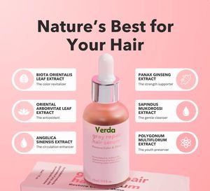 เซรั่มบำรุงผมปิด<span class=keywords><strong>ผม</strong></span>ขาว สูตรเฉพาะ ฟื้นฟูสี<span class=keywords><strong>ผม</strong></span>ธรรมชาติ เพิ่มความเงางาม เสริมความแข็งแรงให้ราก<span class=keywords><strong>ผม</strong></span>และหนังศีรษะ ชะลอการเกิดผมขาว - Product Image 3