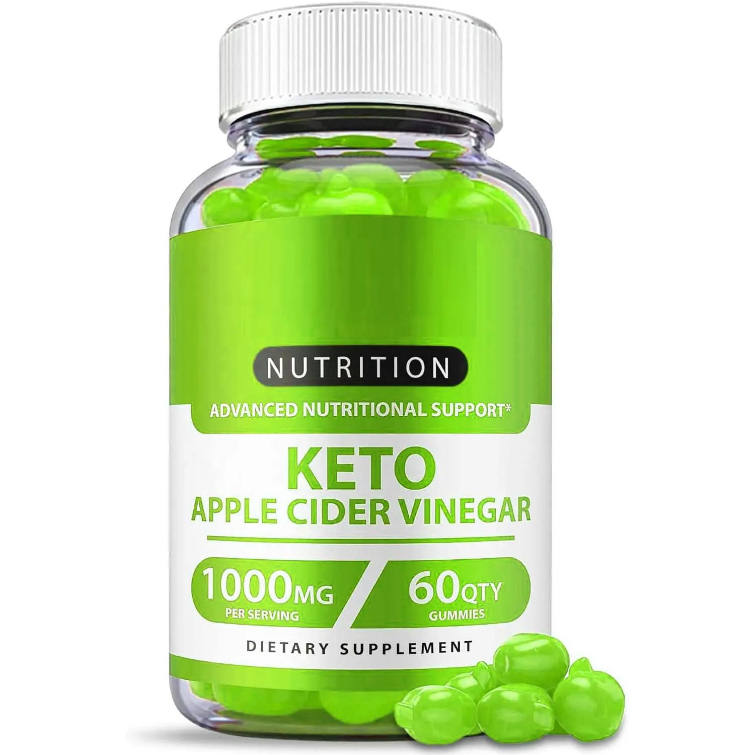 L'avanzata cheto di aceto di sidro di mele Gummies energia per aumentare la dieta sana vitamine nutrizione cheto di aceto di sidro di mele Gummies