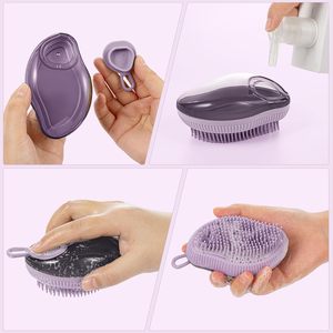 Individuelle Hundengrößenbürste Haustierpflege Bade- und Massagebürste mit Seife und Shampoospender - Product Image 5