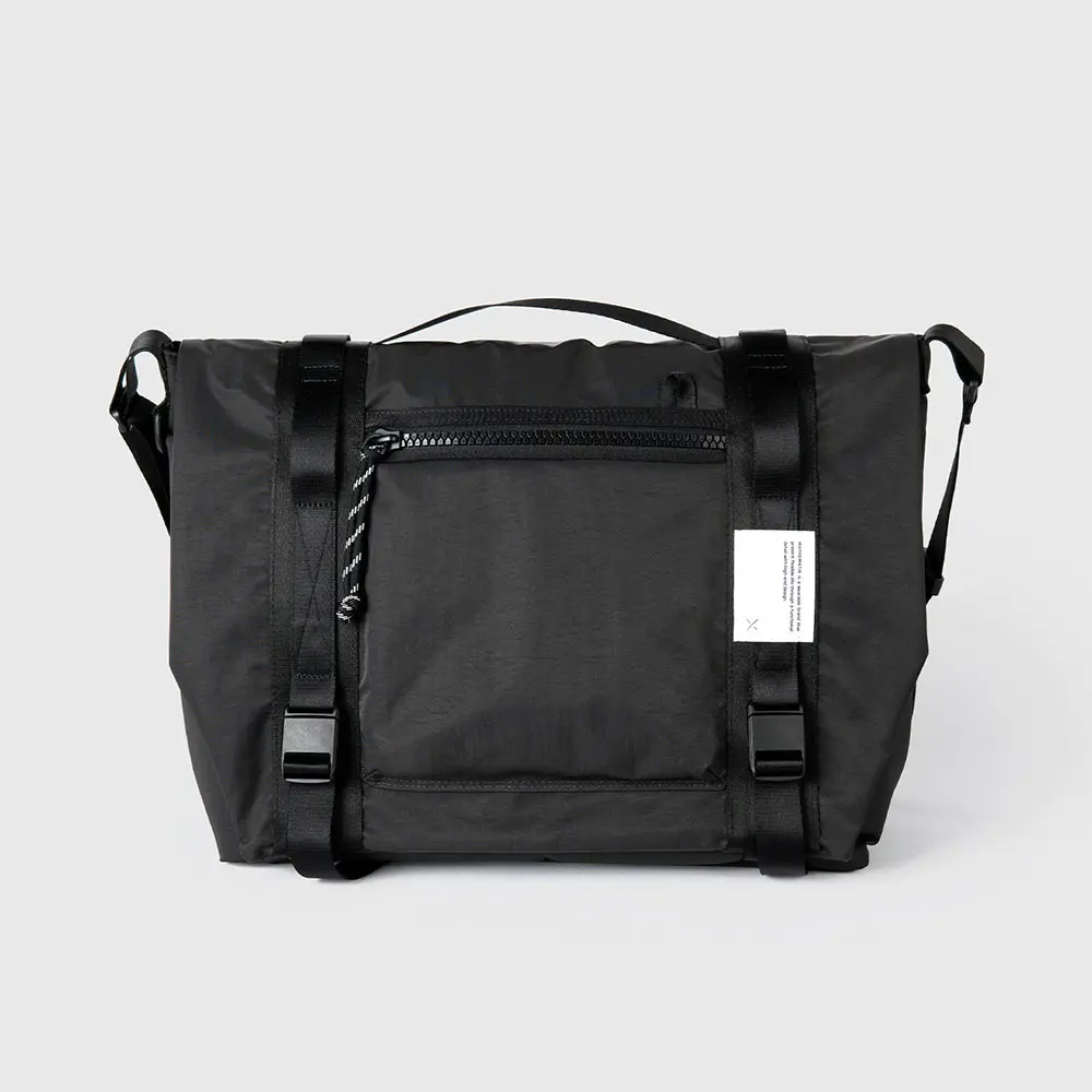 Mens Shoulder Bag Office Business Tablet Single Shoulder Men Canvas Black Crossbody Korean Style Sling Messenger Bag