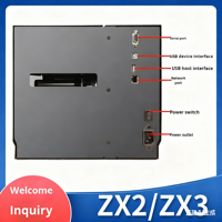 Imprimante d'étiquettes à code-barres par sublimation POSTEK ZX2/ZX3 industrielle avec écran tactile de 4,5 pouces, 203 dpi, 300 dpi, fabriquée en Chine