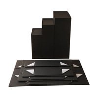 Nouvelle boîte pliante magnétique en papier avec grand logo personnalisé, emballage de luxe, boîte cadeau rigide en carton pliable
