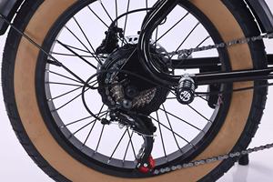 Vélo électrique urbain à double moteur 1500W (750W*2) avec pneus larges de 20 pouces, suspension souple, siège long et repose-pieds <span class=keywords><strong>pour</strong></span> <span class=keywords><strong>deux</strong></span> <span class=keywords><strong>personnes</strong></span> - Product Image 3